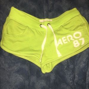 XS Aeropostale Short Green Sleep Shorts